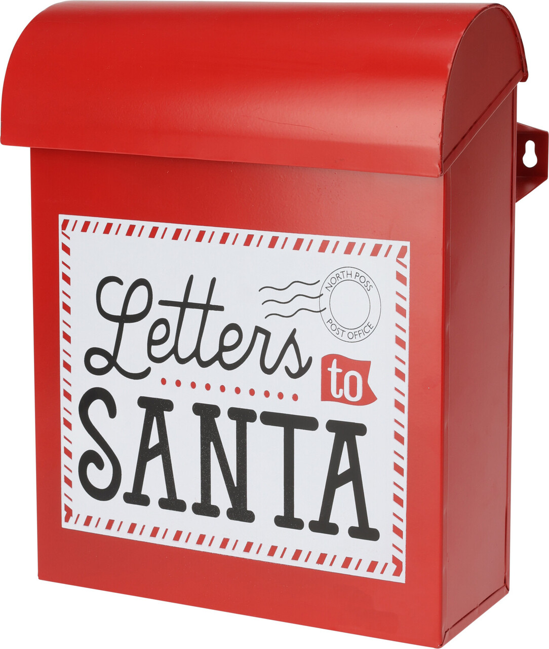 Cutie postala Letters to Santa v1, Excellent Houseware, 24x1x29 cm, fier, rosu - imagine 3